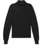 TOM FORD - Slim-Fit Silk Mock-Neck Sweater - Black