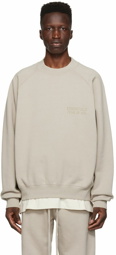 Fear of God ESSENTIALS Gray Crewneck Sweatshirt