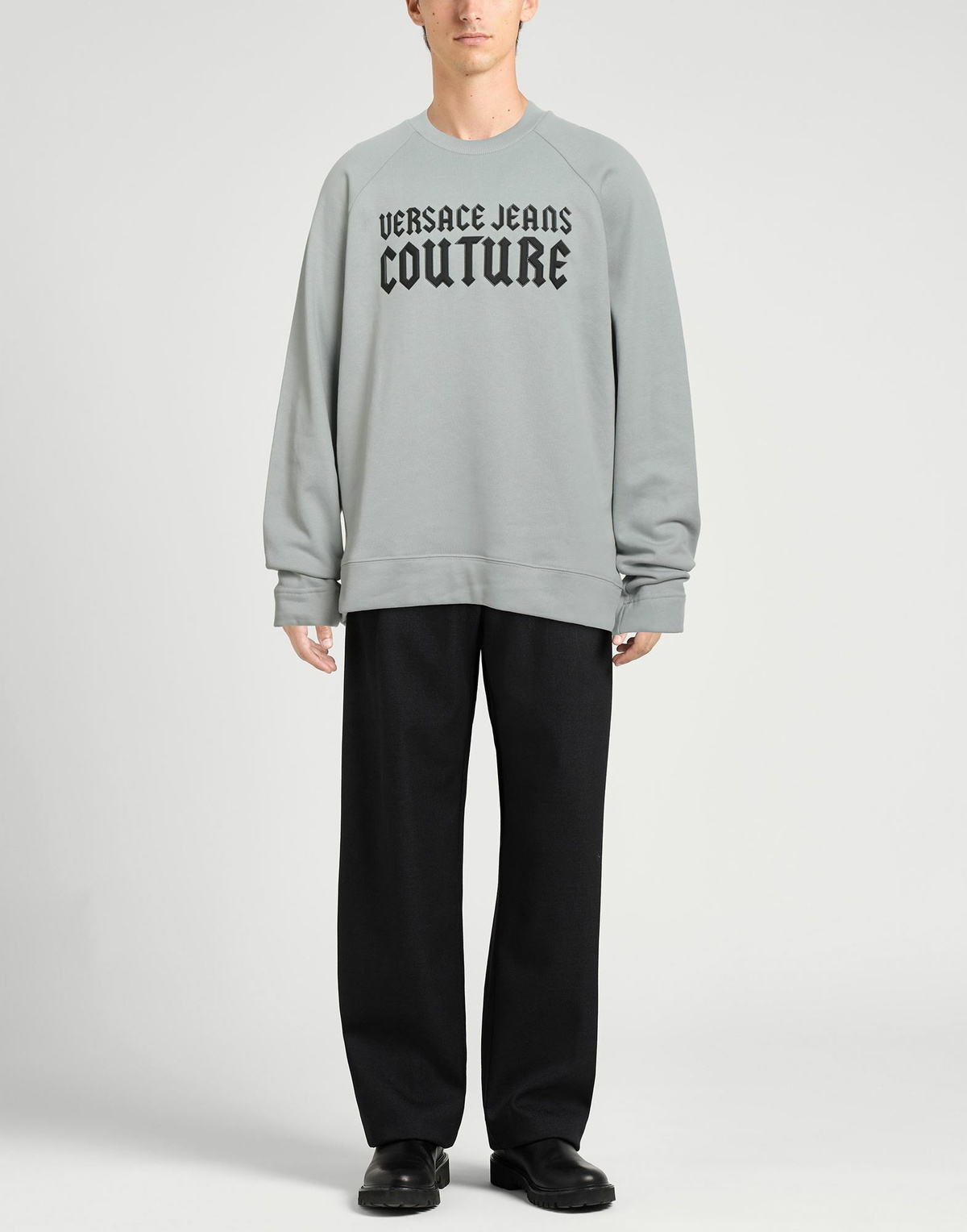 Versace Jeans Couture Mens Sweatshirt in Light grey