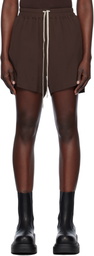 Rick Owens Brown Hollywood Boxers Shorts