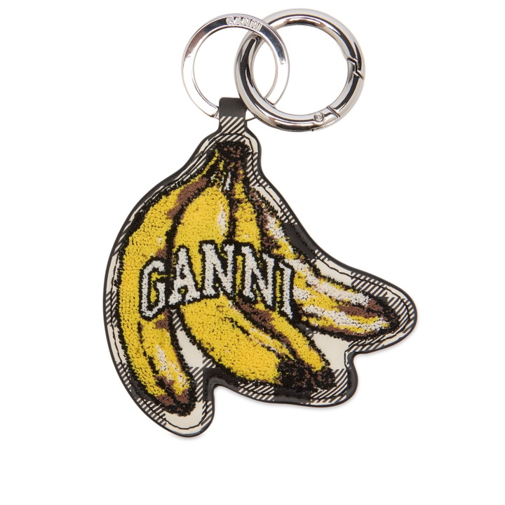 Photo: GANNI Women's Banana Keyring in Black 
