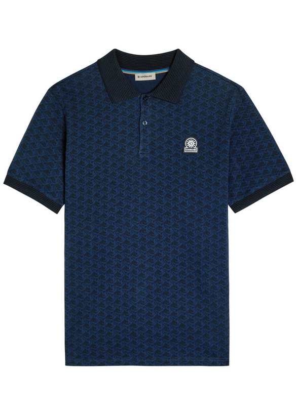 Photo: Sandbanks Logo-monogrammed Cotton Polo Shirt Navy