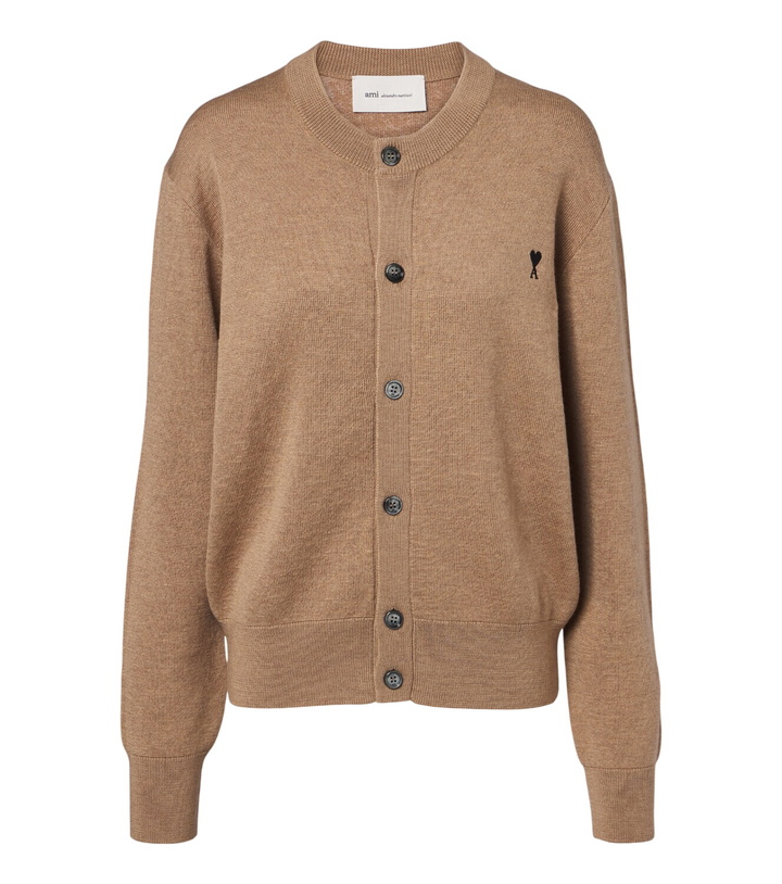 Photo: Ami Paris Ami de Cœur wool cardigan