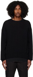The Viridi-anne Black Layered Sweater