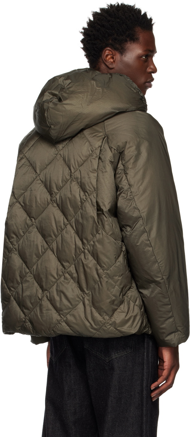 Remi Relief Khaki Quilted Down Jacket Remi Relief