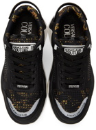 Versace Jeans Couture Black Baroque Logo Stargaze Sneakers