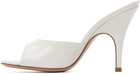 Gianvito Rossi Off-White Sofia Mule 95 Heeled Sandals