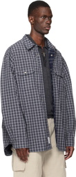 Maison Margiela Blue Padded Reversible Shirt