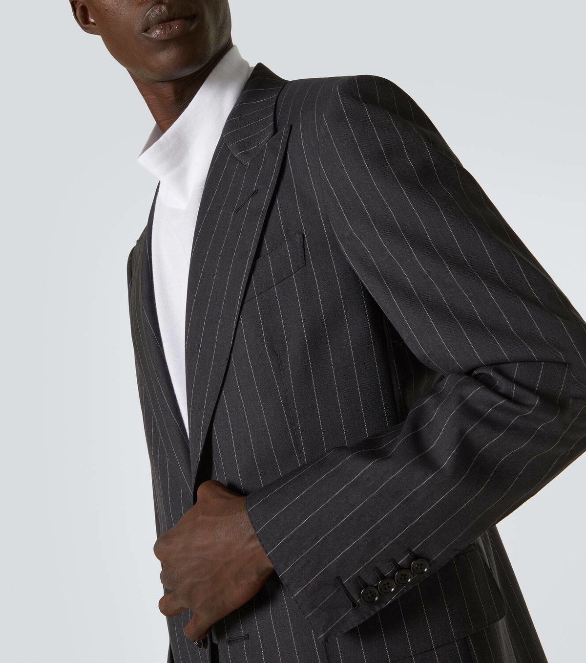 Tom Ford Pinstripe wool and mohair suit TOM FORD