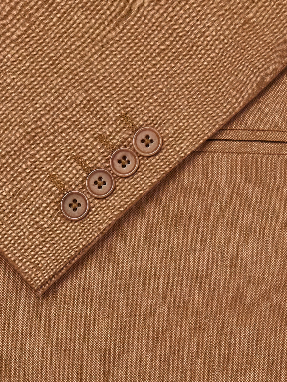 Frescobol Carioca - Paulo Linen and Virgin Wool-Blend Suit Jacket - Brown