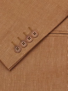 Frescobol Carioca - Paulo Linen and Virgin Wool-Blend Suit Jacket - Brown