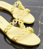 Aquazzura Infinity Chain Jelly slides