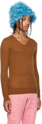 Dries Van Noten Brown Nanno Sweater