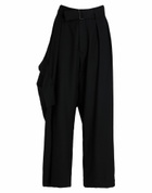 Yohji Yamamoto Womens Pants in Black