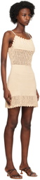 The Garment Beige Halter Minidress