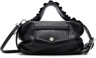 Simone Rocha Black Mini Biker Frill Belt Bag