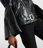 Junya Watanabe Faux leather biker jacket