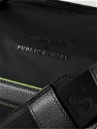 Montblanc - Public School Blue Spirit Leather-Trimmed ECONYL Duffle Bag