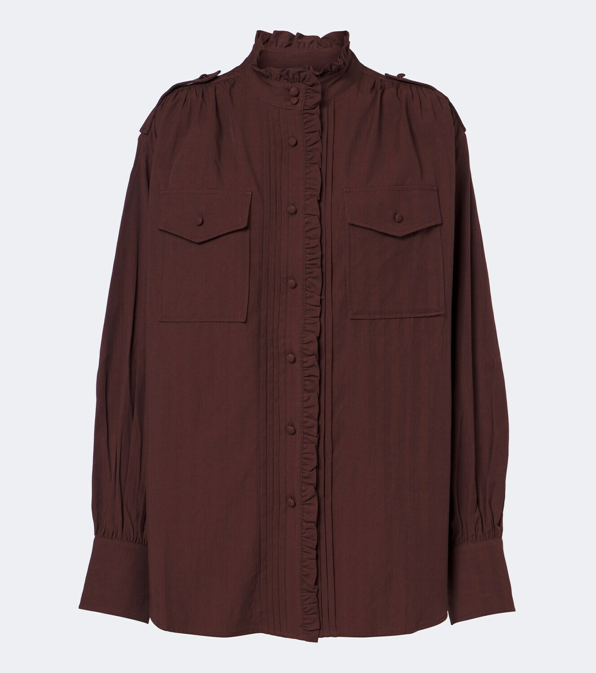 Xu Zhi Ruffled oversized blouse