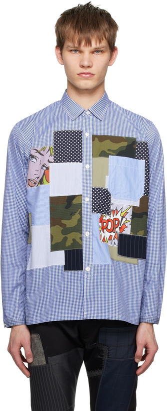 Photo: Junya Watanabe Blue Checked Shirt