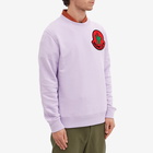 Moncler Men's Genius 1952 Large Logo Patch Crew Sweat in Pink