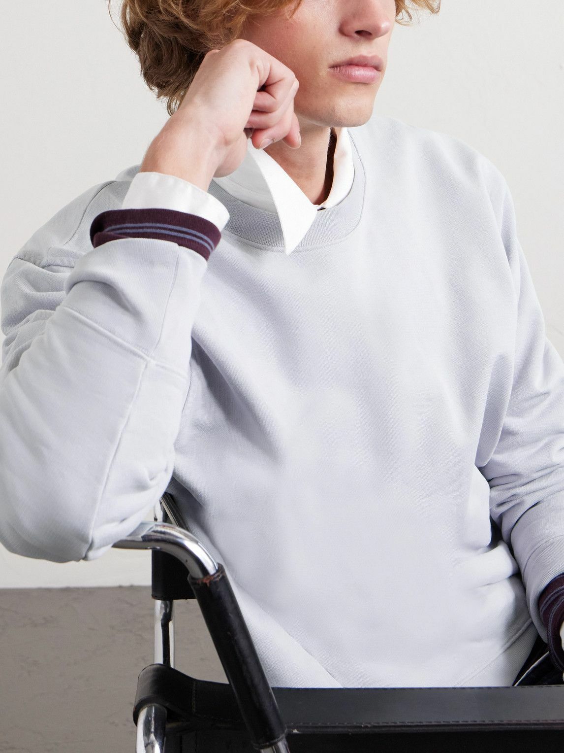 Folk - Anniversary Organic Cotton-Jersey Sweatshirt - Gray