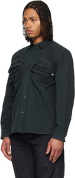 Martine Rose Green Bumbag Shirt