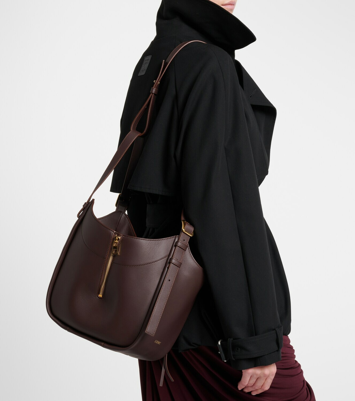Loewe Hammock Flip Medium leather tote bag