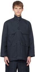 Henrik Vibskov Navy Post Jacket