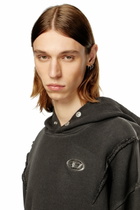 Diesel Hoodie with faded effect - Sweaters - Unisex - Black