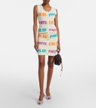 Chloé Knitted cotton miniskirt