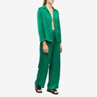 DONNI. Women's Silky Simple Pant in Ivy