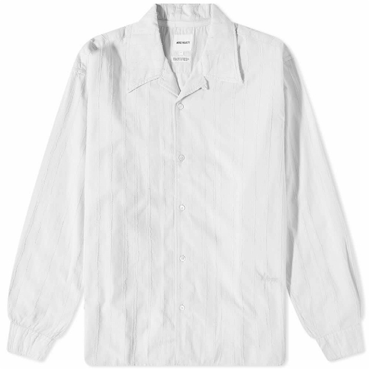 Photo: Norse Projects Men's Carsten Stripe Shirt in Marble White