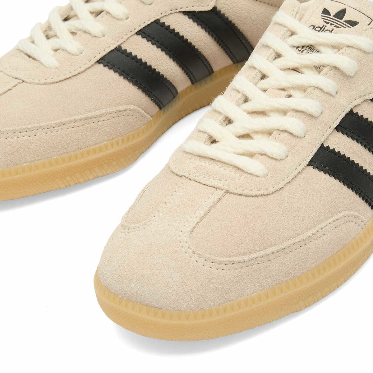 Adidas Samba OG Sneaker in Crystal White/Core Black/Gum