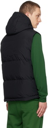 Lacoste Black Croc Down Vest