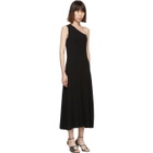 Rosetta Getty Black One Shoulder Tank Dress