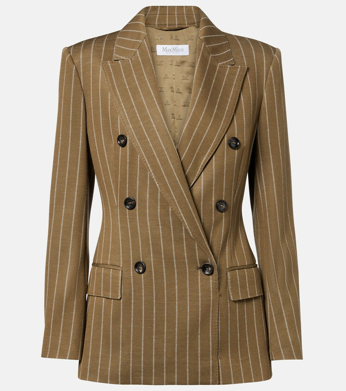 Max Mara Balta pinstripe double-breasted blazer