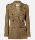Max Mara Balta pinstripe double-breasted blazer