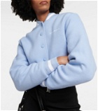 Givenchy Cropped wool varsity jacket