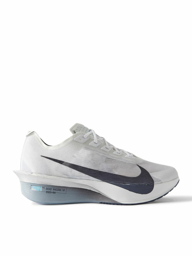 Photo: NIKE RUNNING - ZoomX Vaporfly NEXT% 4 Mesh Running Sneakers - White
