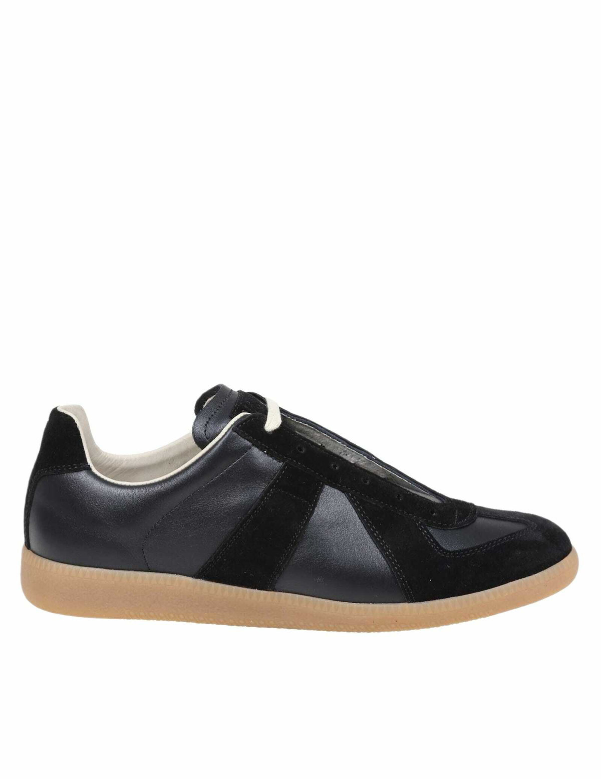 Maison Margiela Sneakers Replica In Leather And Suede