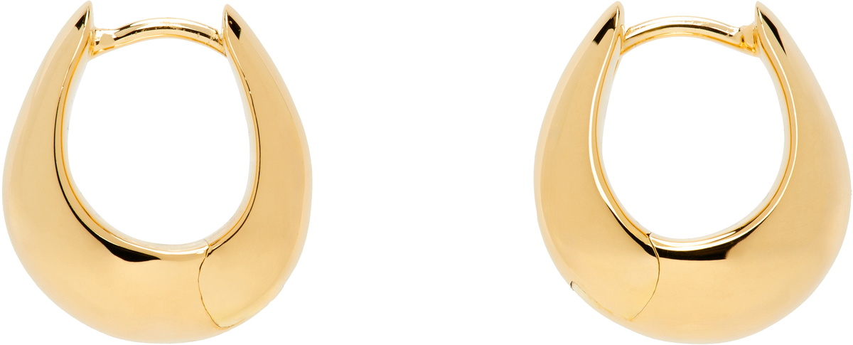 人気ブランド 海外通販 - 国内入手困難 Tom Wood: Gold Ice Hoop Small Earrings | SSENSE アクセサリー