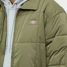 Dickies Men's Eisenhower Puffer Jacket in Military Green