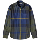Barbour Men's Dunoon Taillored Shirt in Olive Night