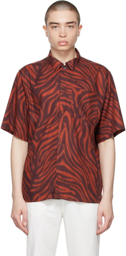 Photo: Tiger of Sweden Red & Burgundy Farson Shirt