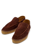 Tom Ford Suede Espadrille Loafers Brown