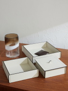 Brunello Cucinelli - Set of Three Leather Storage Box