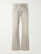Jeanerica - Vega Straight-Leg Mid-Rise Cotton-Blend Jeans - Gray
