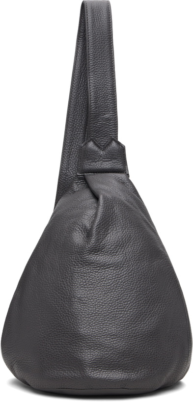 Photo: YOHJI YAMAMOTO Gray Tuck Sling Small Bag