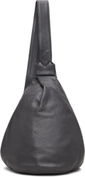 YOHJI YAMAMOTO Gray Tuck Sling Small Bag